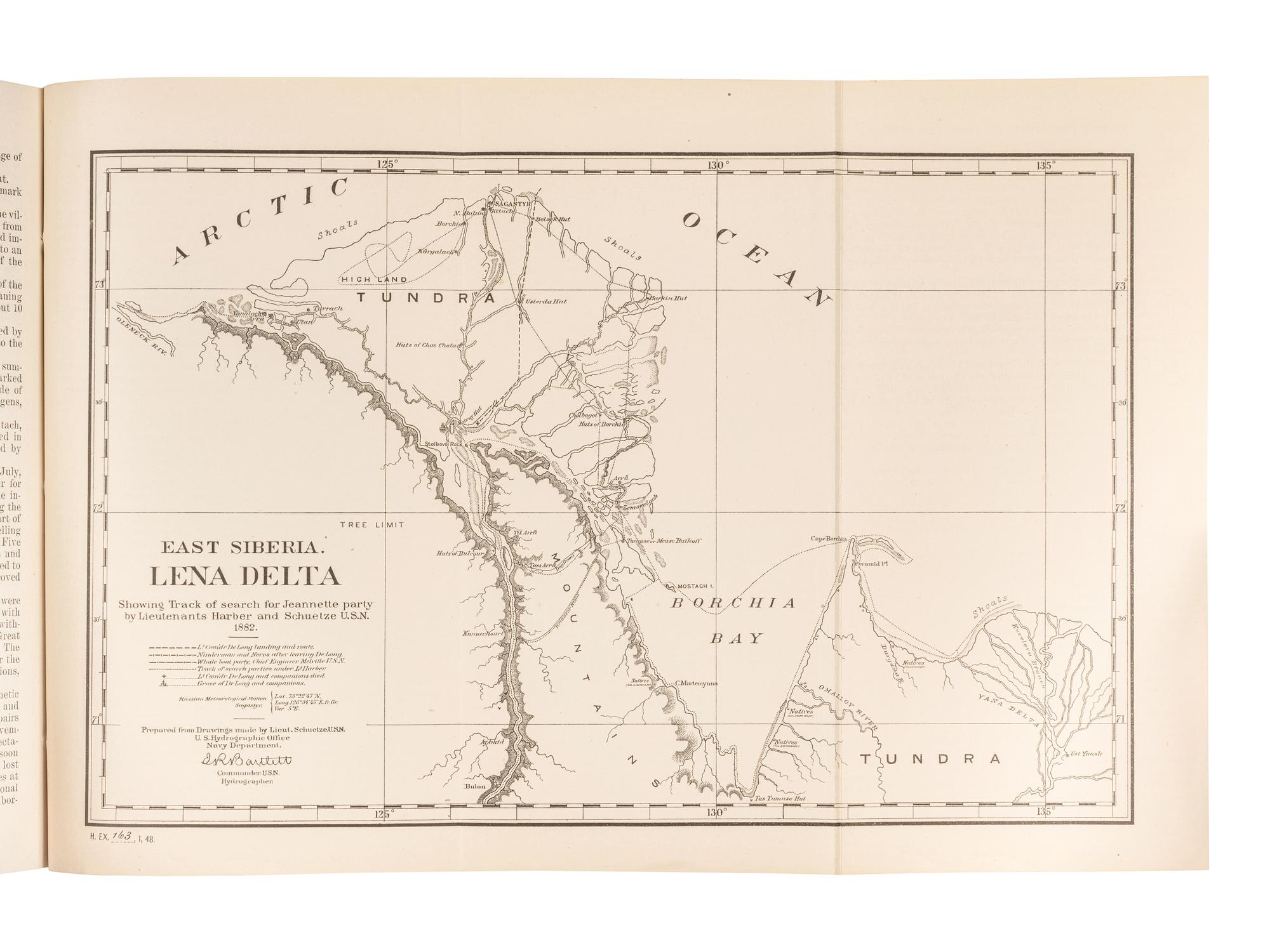 [TRAVEL & EXPLORATION - POLAR]. A group of 6 works about the Jeannette Expedition, including: