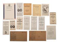 [ROOSEVELT, Franklin Delano (1882-1945). A large group of broadsides, pamphlets, tickets, and other campaign ephemera.