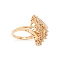 YELLOW GOLD AND DIAMOND RING