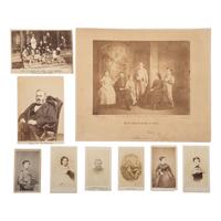 [Presidential] (Grant, Ulysses S.) Group of 15 Photographs and Prints of Grant and Family