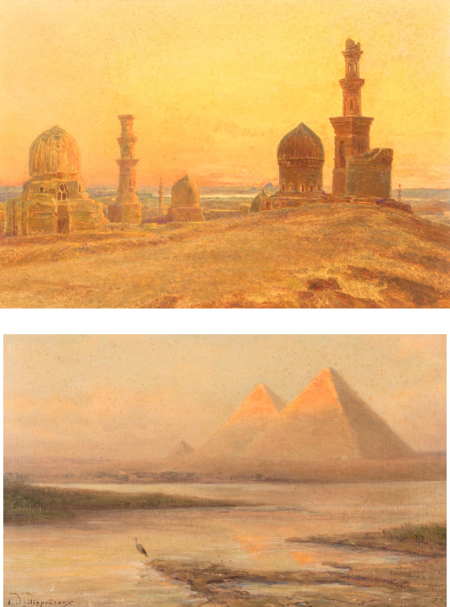 Tombeaux des Kalifes and Les Pyramides à Soleil Levant (a pair of works)