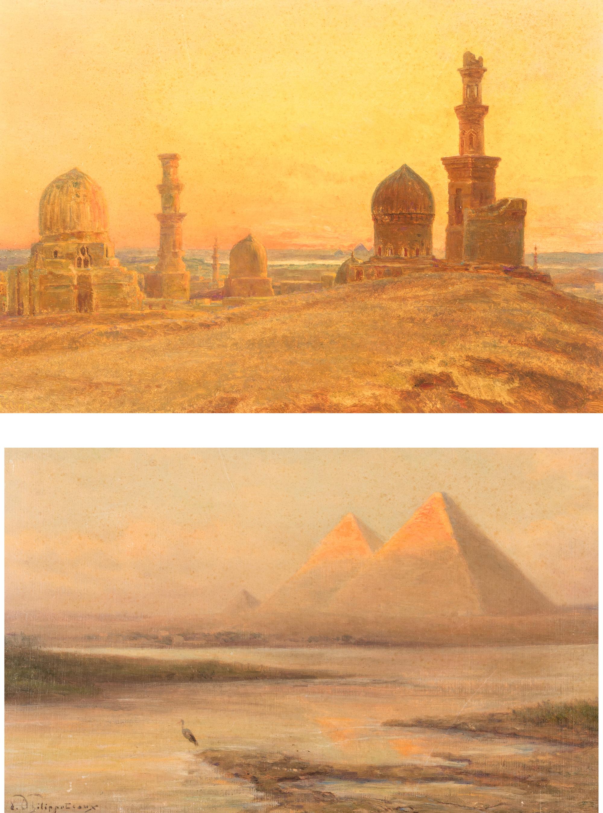 Tombeaux des Kalifes and Les Pyramides à Soleil Levant (a pair of works)