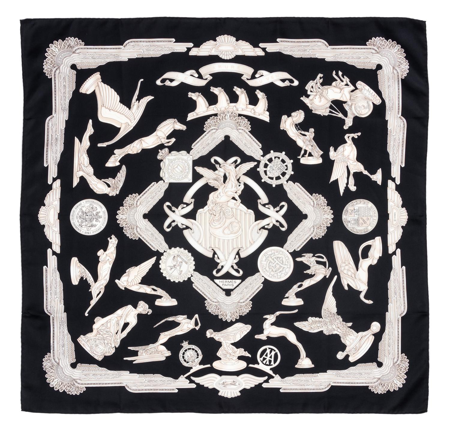 An Hermes 90cm Silk Scarf, 36"x36".