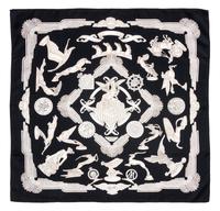 An Hermes 90cm Silk Scarf, 36"x36".
