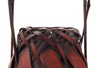 A Japanese Bamboo Ikebana Basket