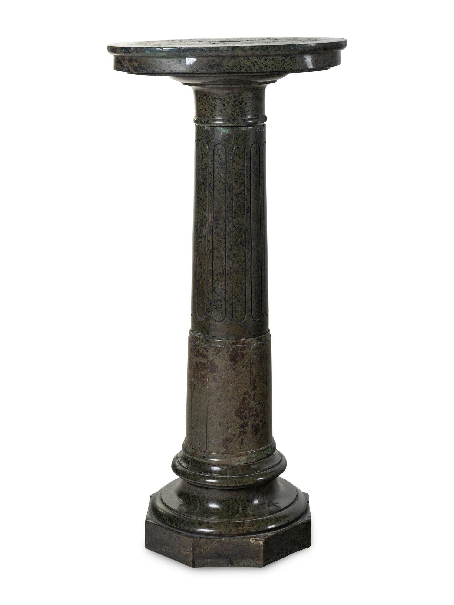 A Continental Marble Pedestal
