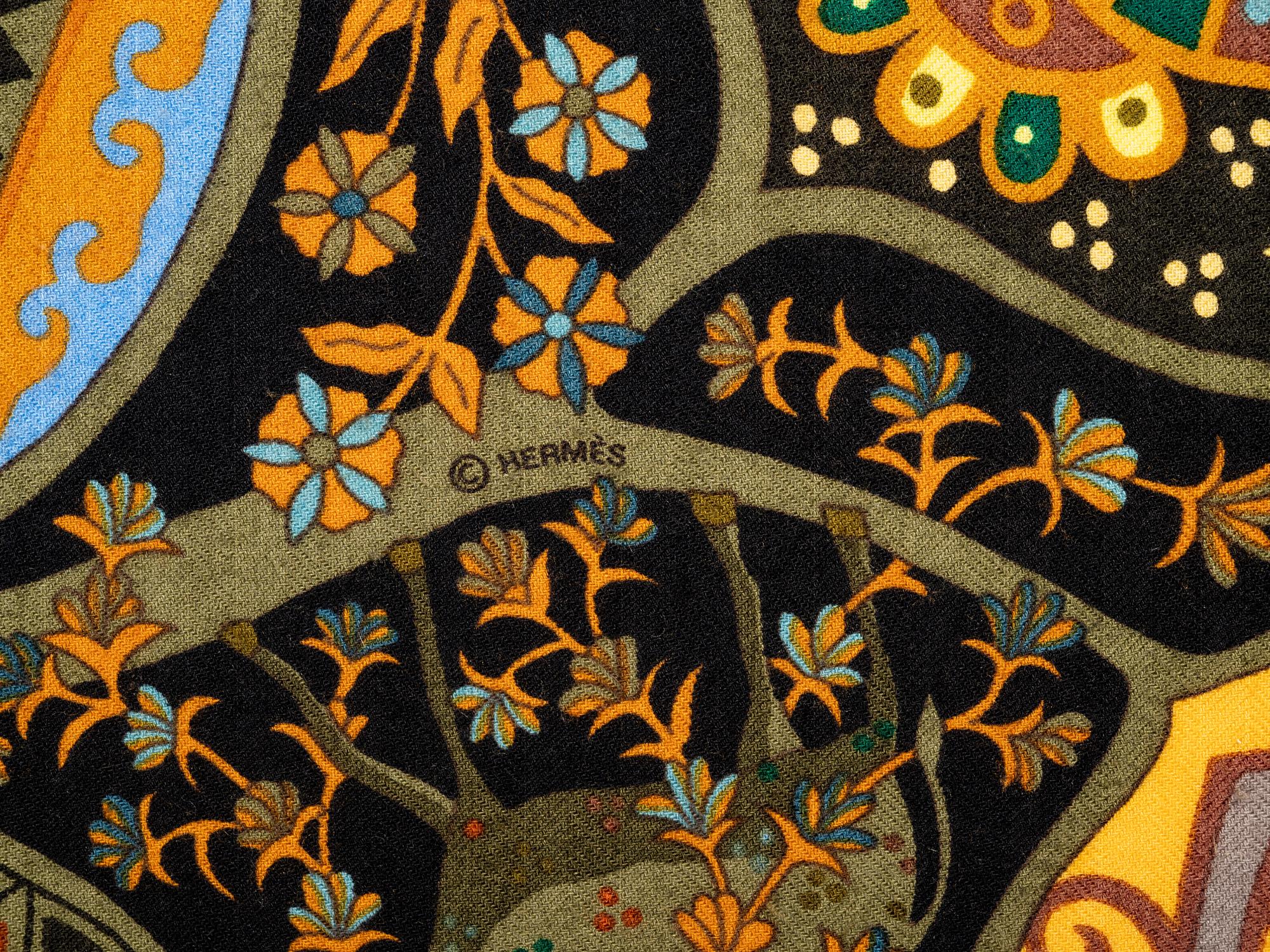 Hermès 140cm Cashmere/Silk Scarf