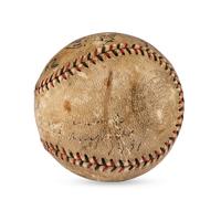 A 1931 World Series Umpiring Crew Signed Autograph Baseball Featuring Bill Klem and Bill McGowan (JSA Letter of Authenticity),