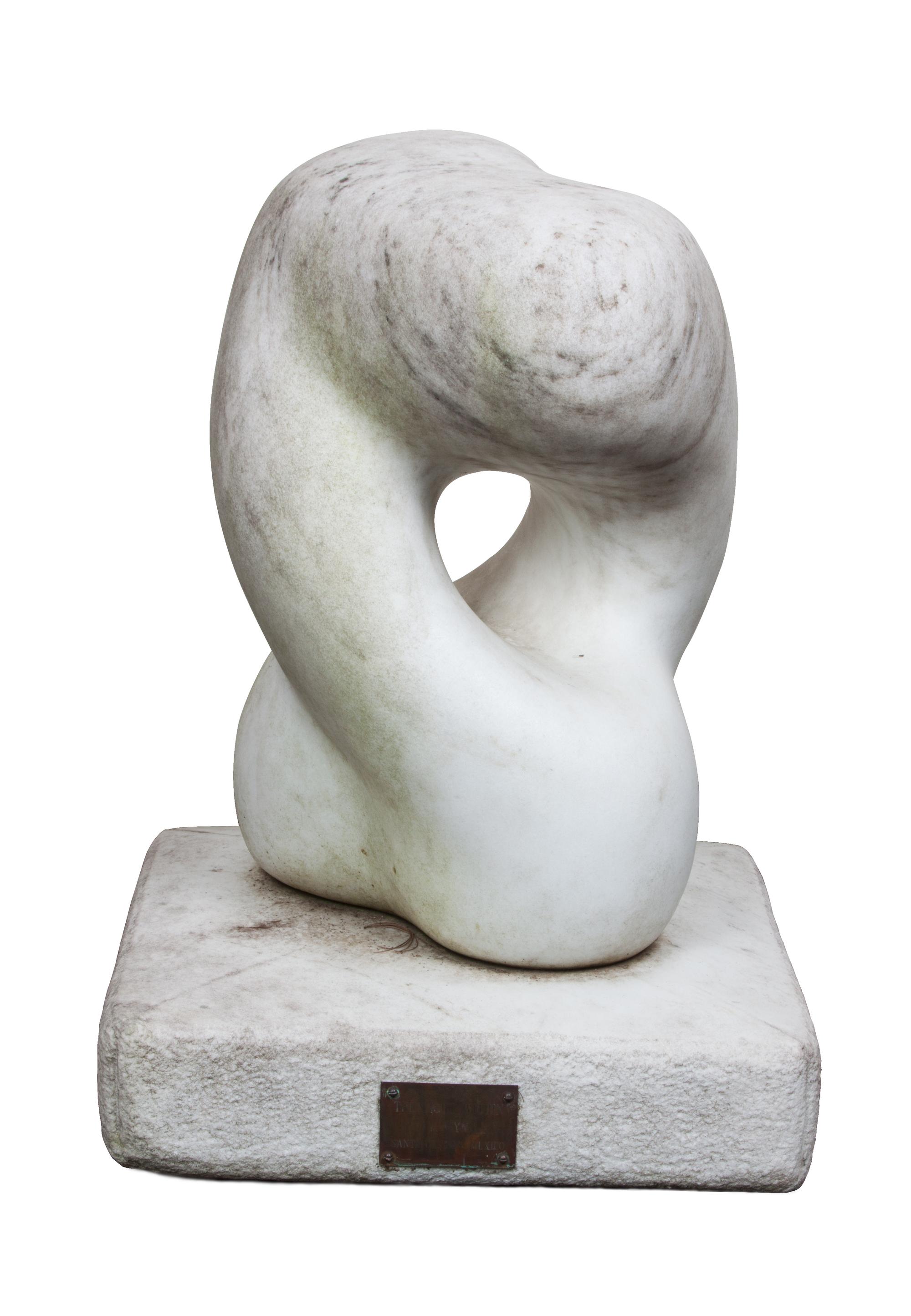 An American Marble Sculpture Height 21 1/2 inches. — STEVE WYNN FOWLER (20th century)