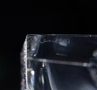 A Steuben Glass and Silver Ice Bear Sculpture