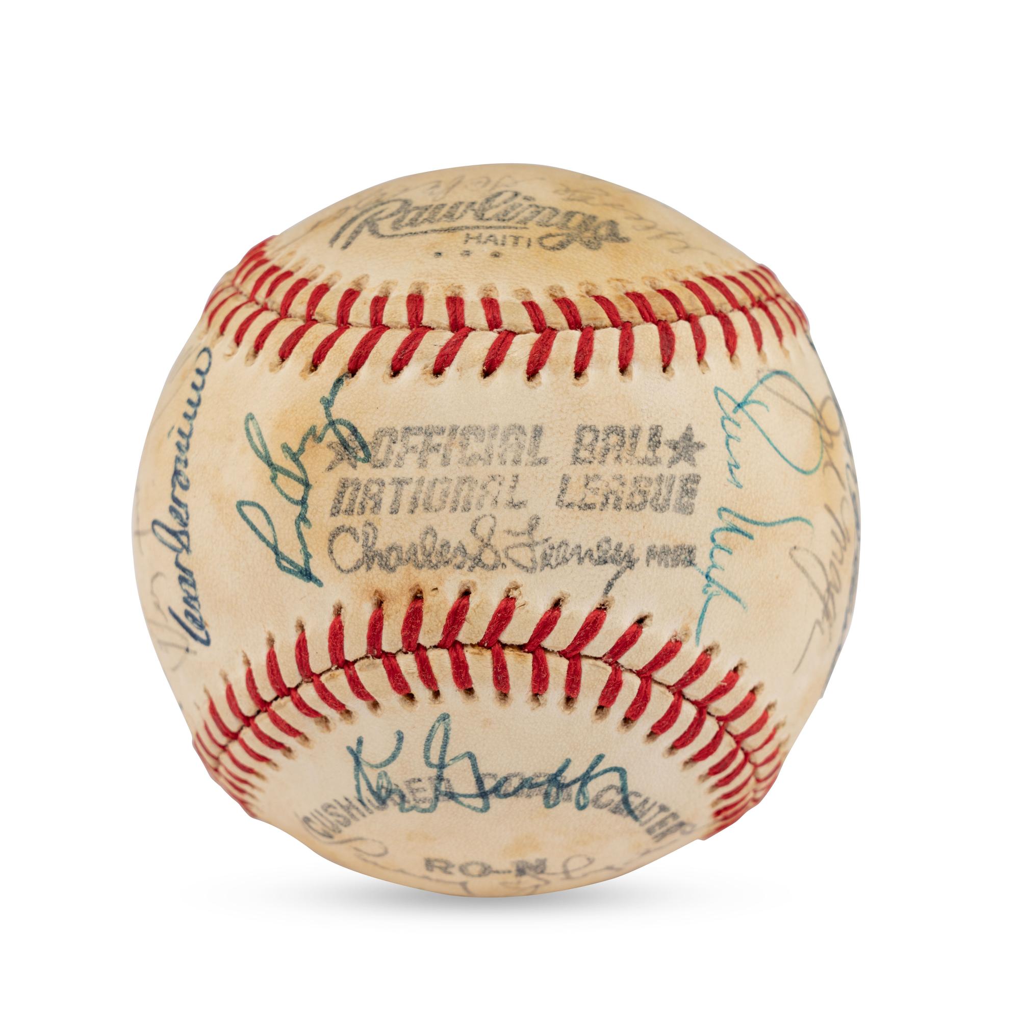 A 1978 Cincinnati Reds Team Signed Autograph Baseball