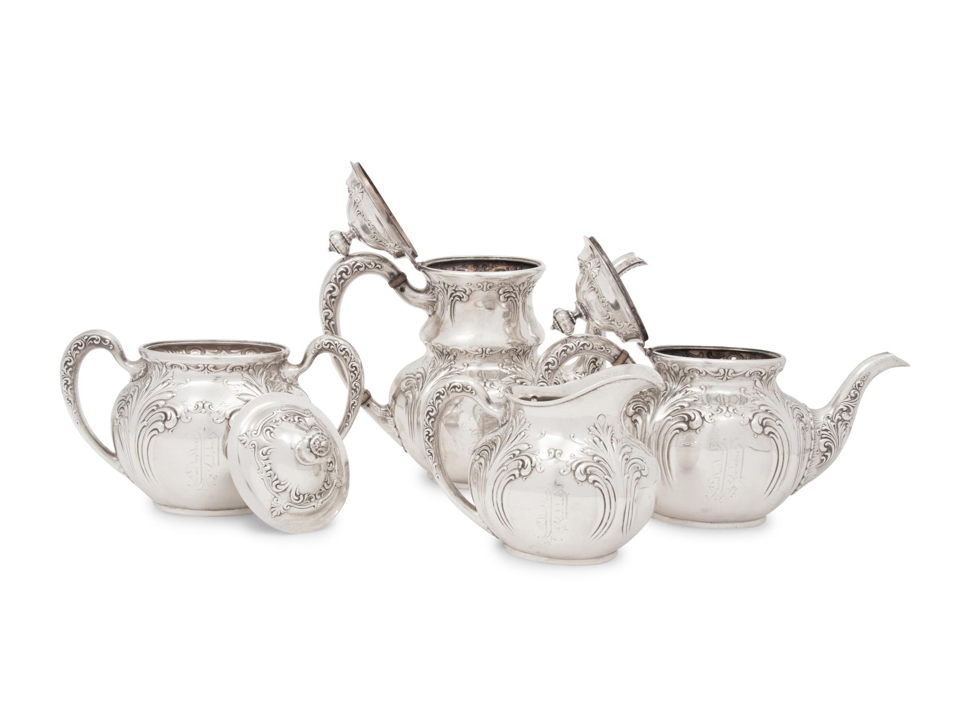 An American Silver Four-Piece Tea and Coffee Service