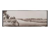 [WESTERN AMERICANA]. HUFFMAN, L.A., photog. 4 panoramic collotypes with western subject matter.