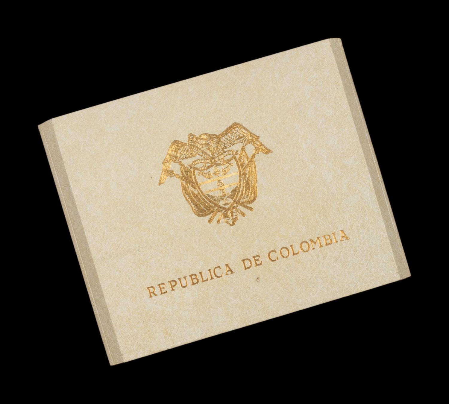 [COLOMBIA] A 1968 39th International Eucharistic Congress Commemorative Four-Coin Proof Set