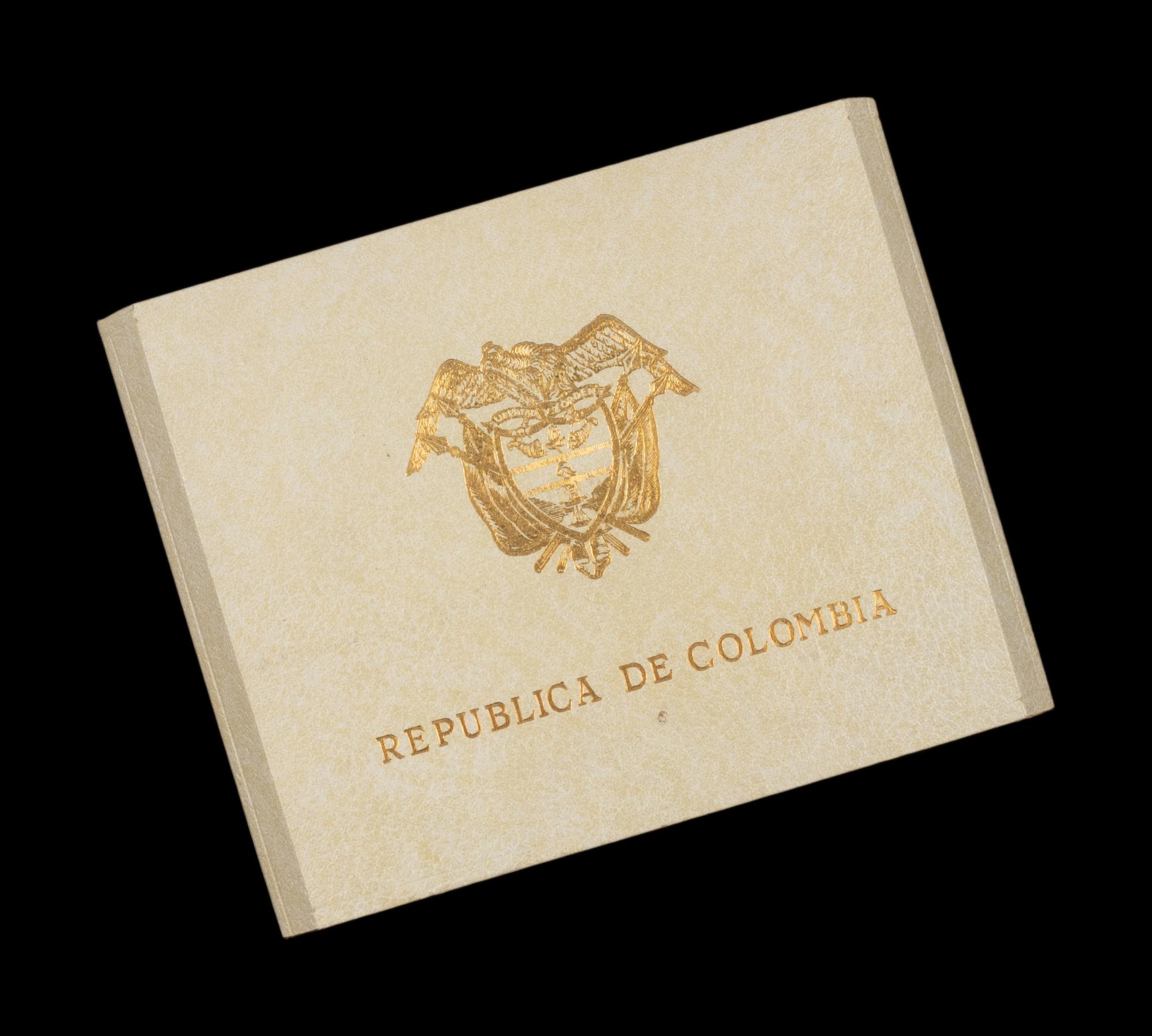 [COLOMBIA] A 1968 39th International Eucharistic Congress Commemorative Four-Coin Proof Set