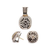DAVID YURMAN, DIAMOND 'ALBION' SET