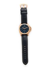 PANERAI, REF. PAM01112 18K ROSE GOLD 'LUMINOR MARINA GOLDTECH' WATCH WITH DATE, BOX & PAPERS