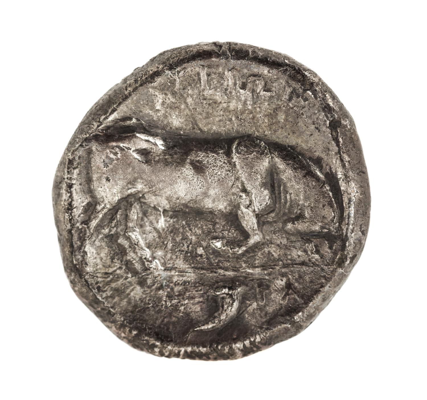 Lucania, Thurioi (circa 400-350 BCE), Silver Distater — Silver Distater