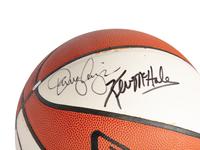 A Collection of Basketball Hall of Fame Signed Items (JSA)