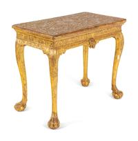 An Irish George II Gilt-Gesso Table