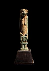 An Egyptian Faience Thoueris-Ipet