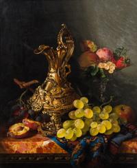Edward Ladell, (British, 1821 - 1886), Still Life with Fruit