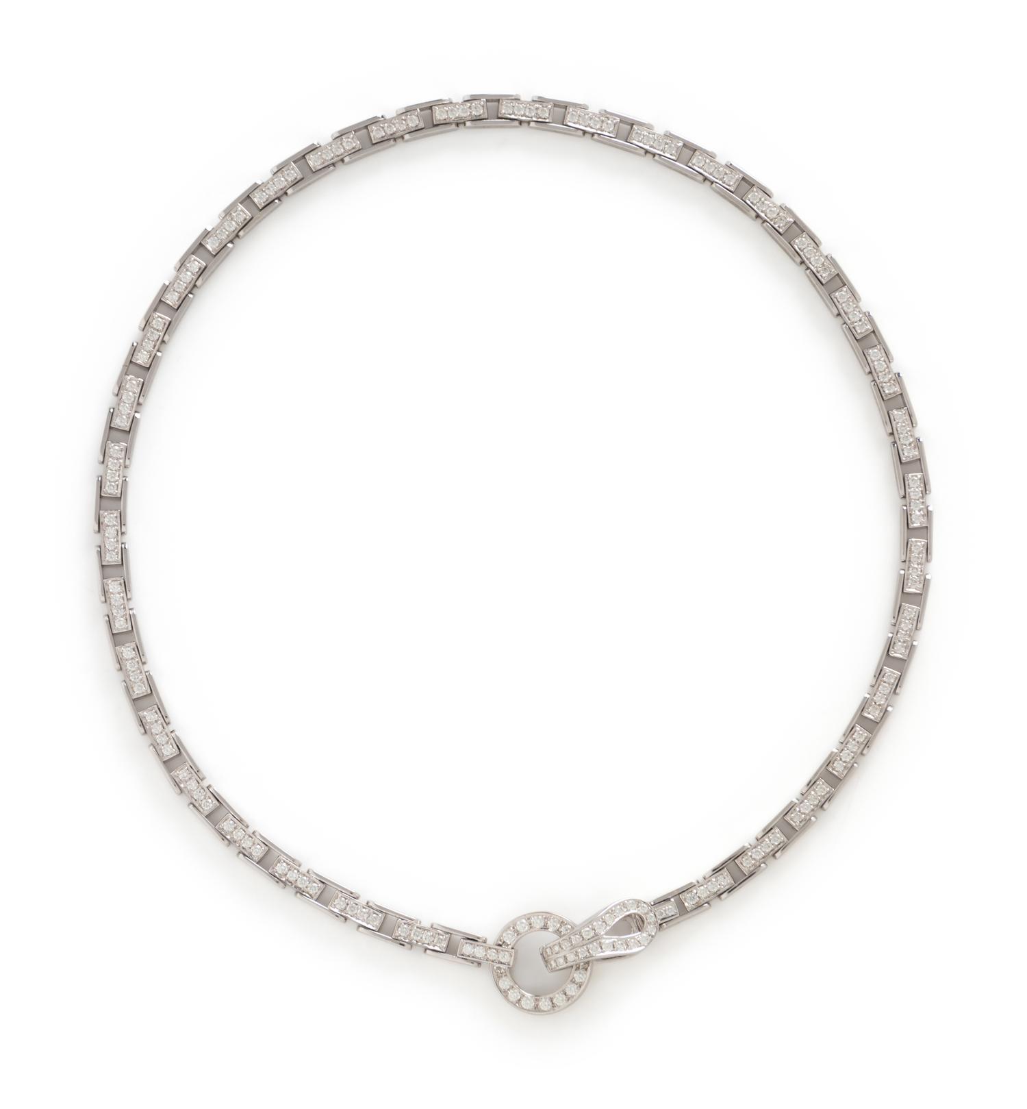 WHITE GOLD AND DIAMOND NECKLACE