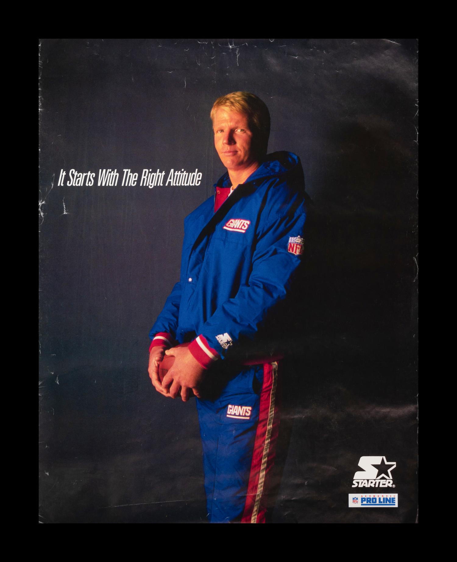 A Group of Eight 1980s-90s Sports Advertising Posters (Including Larry Bird and Kareem Abdul-Jabbar),