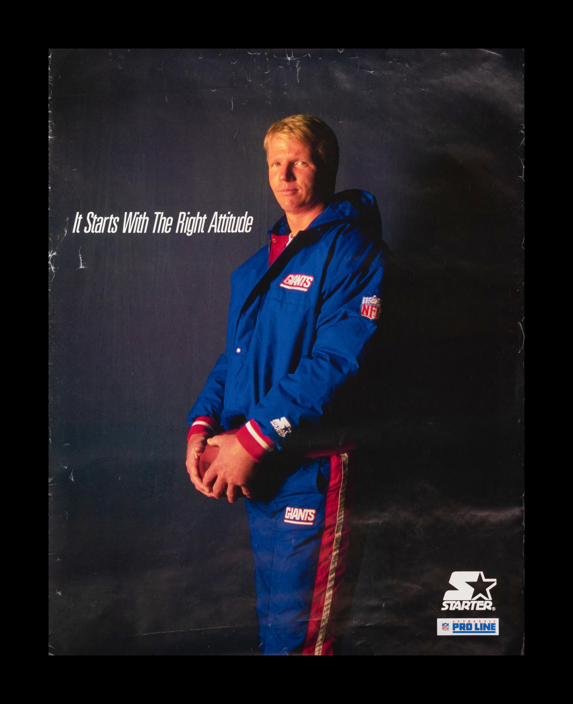 A Group of Eight 1980s-90s Sports Advertising Posters (Including Larry Bird and Kareem Abdul-Jabbar),