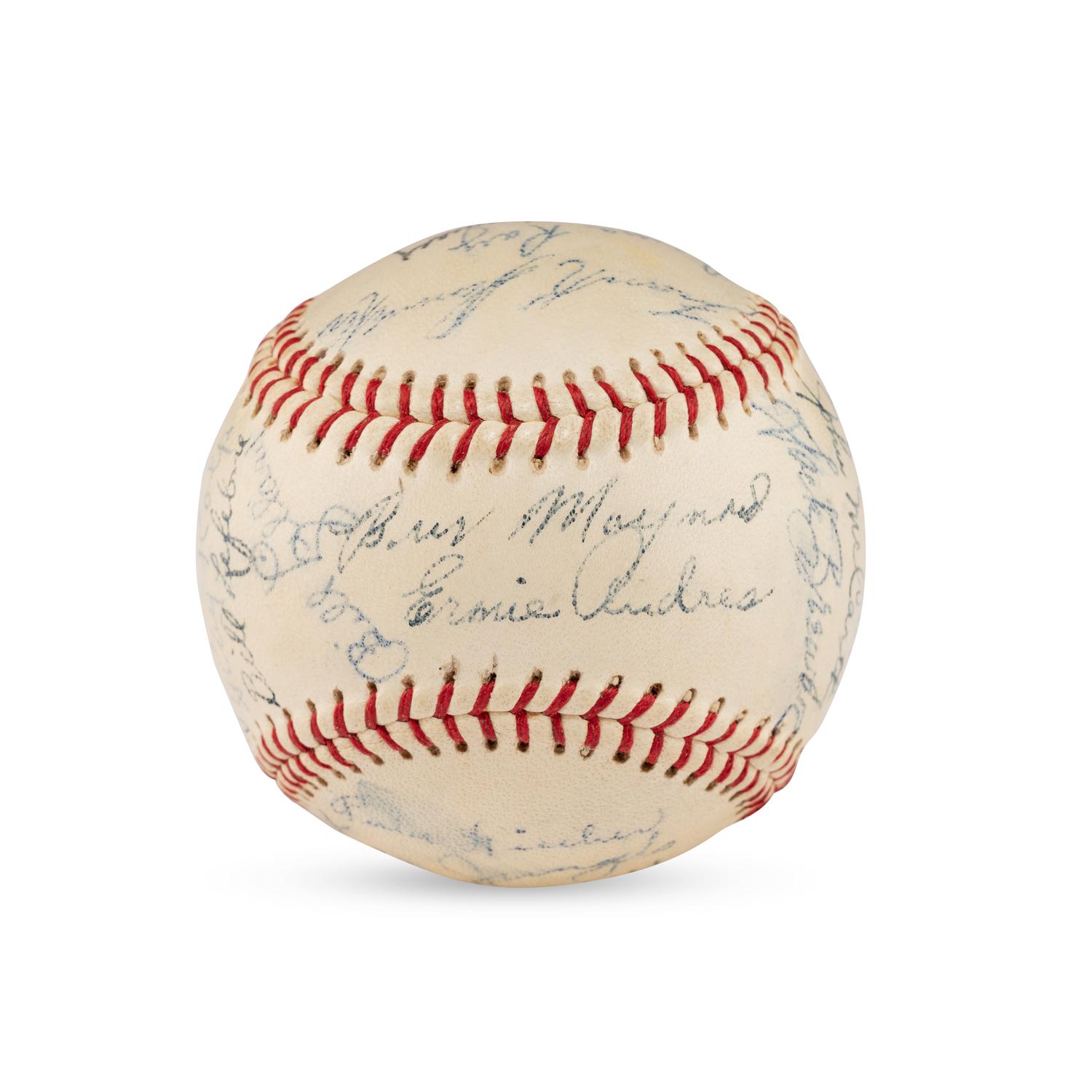 A 1946 Minneapolis Millers Team Signed Autograph Baseball