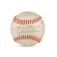 A 1946 Minneapolis Millers Team Signed Autograph Baseball