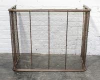 A Continental Brass Fireplace Screen Height 30 inches.
