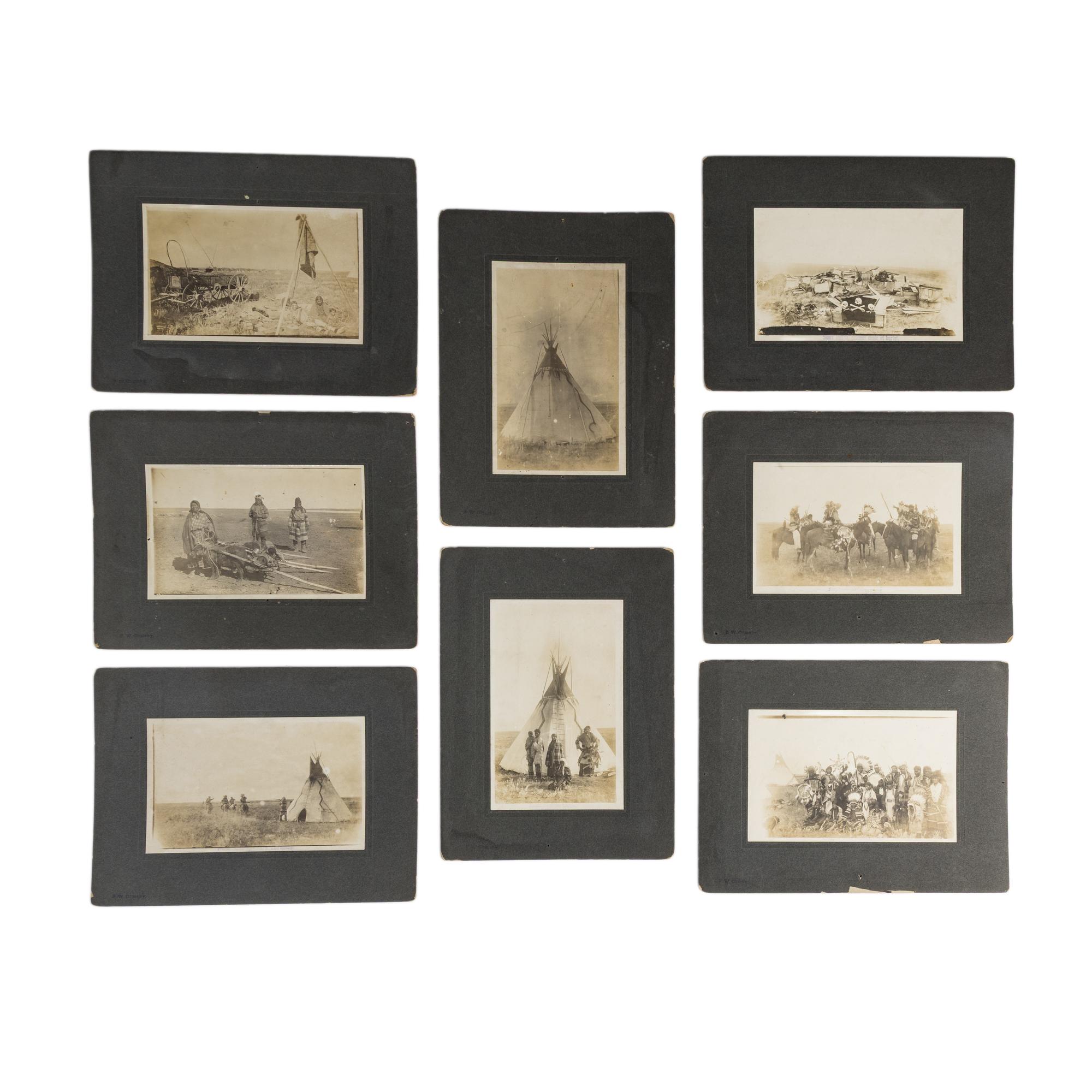 S.W. Ormsby (American, 1858-1929) — Fifteen Photographs of Sioux ca late 19th-early 20th century.