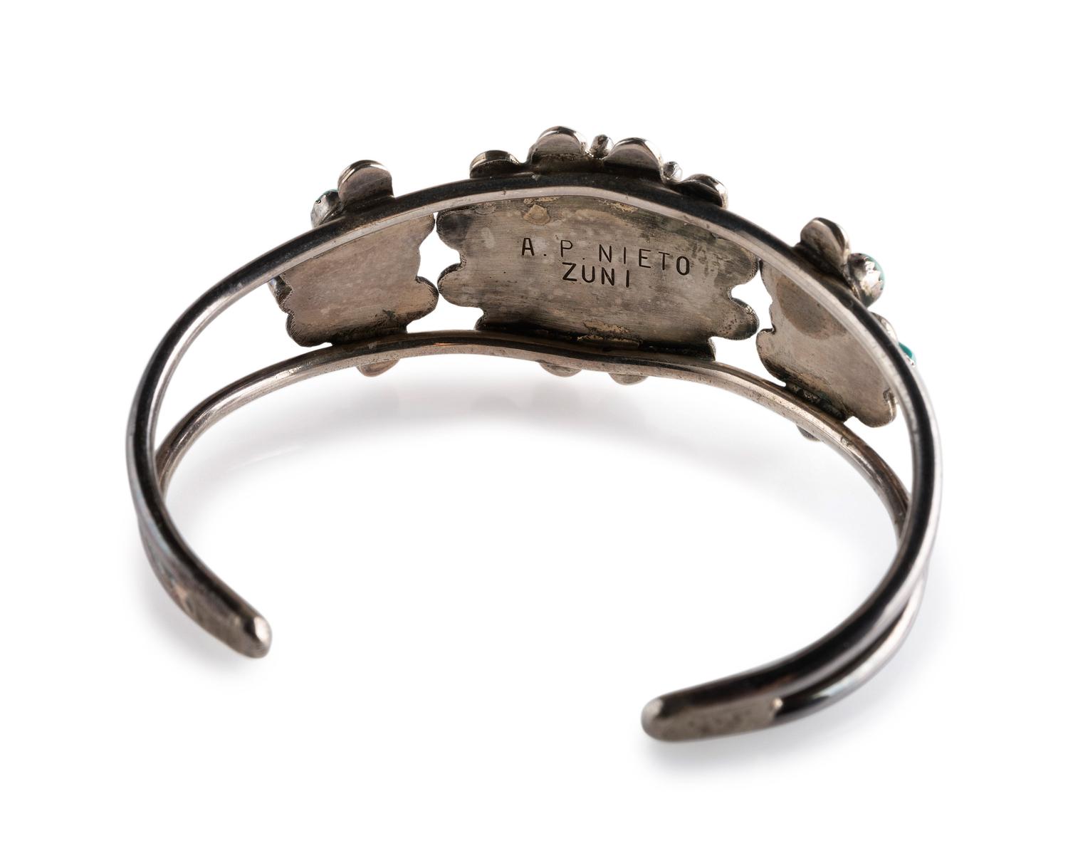 Zuni Cuff Bracelets, with Inlay