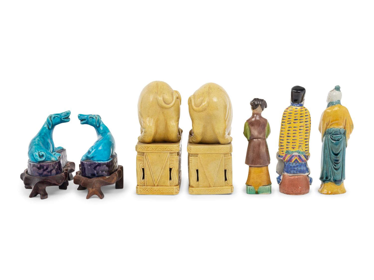 Seven Chinese Porcelain Figures