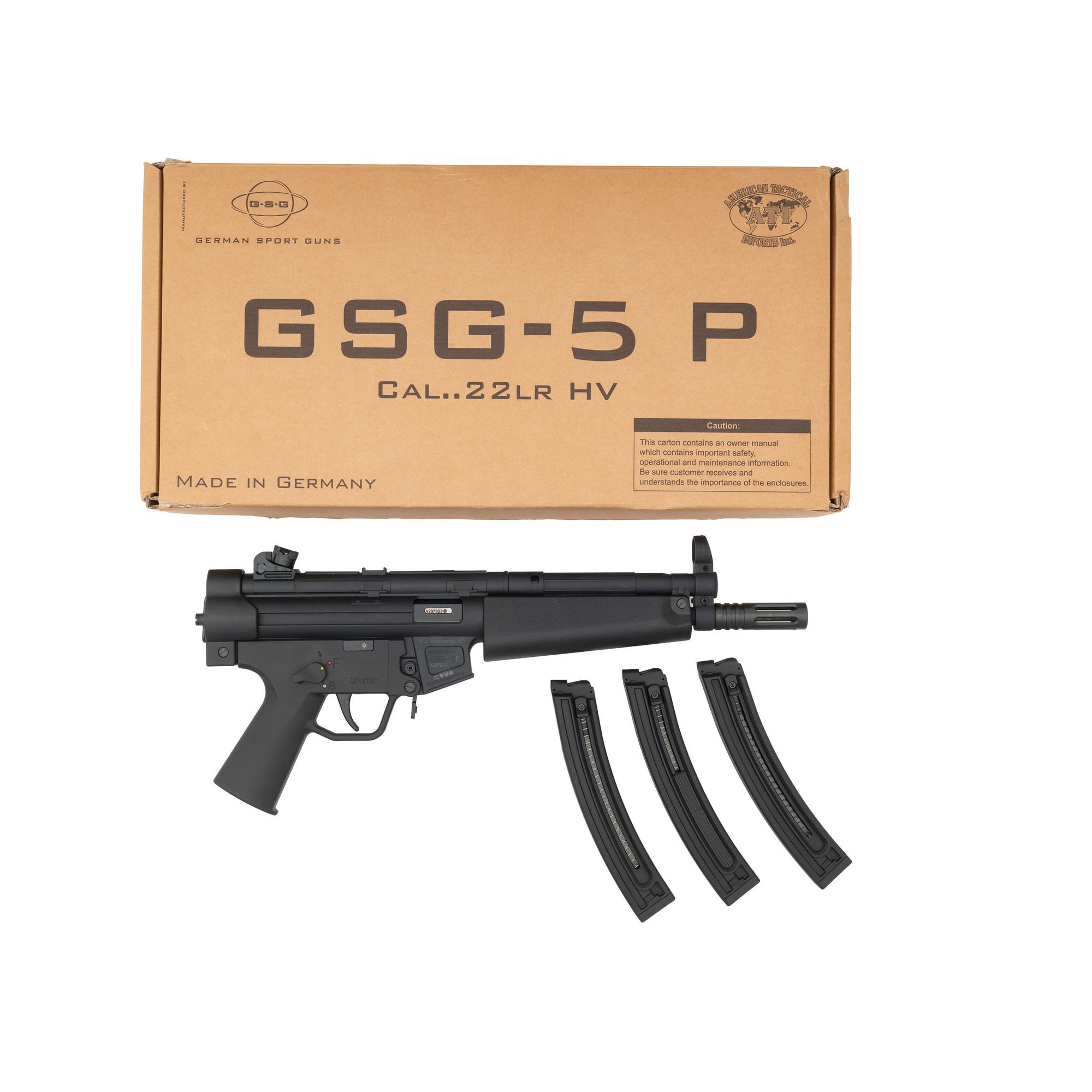 *GSG-5 .22 Pistol in Box with Accessories
