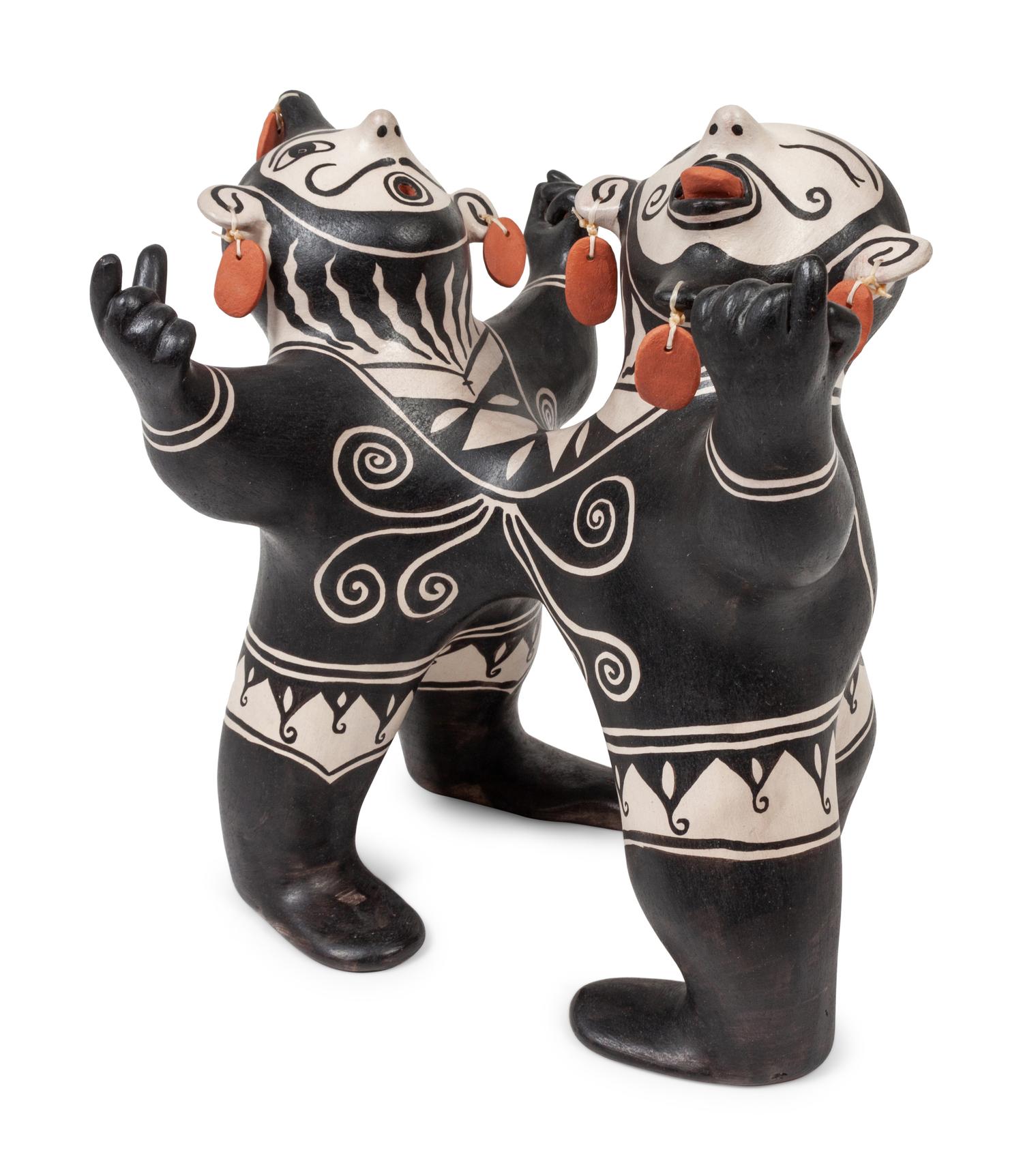 Conjoined Pottery Figures