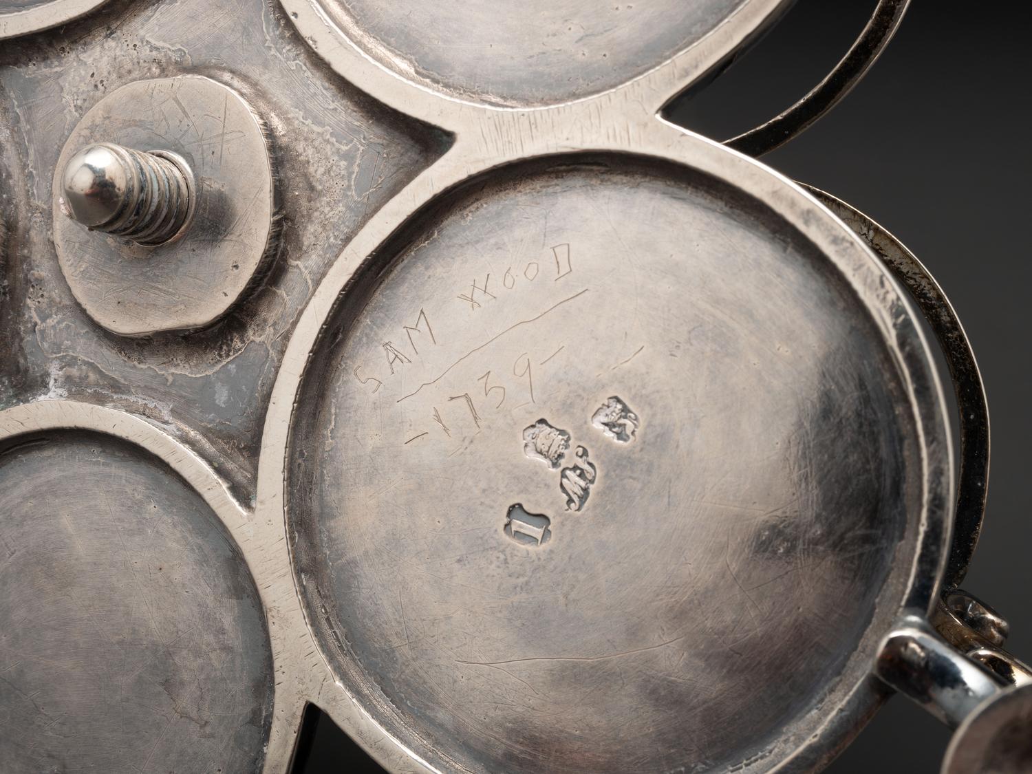 A George II Silver Cruet Set