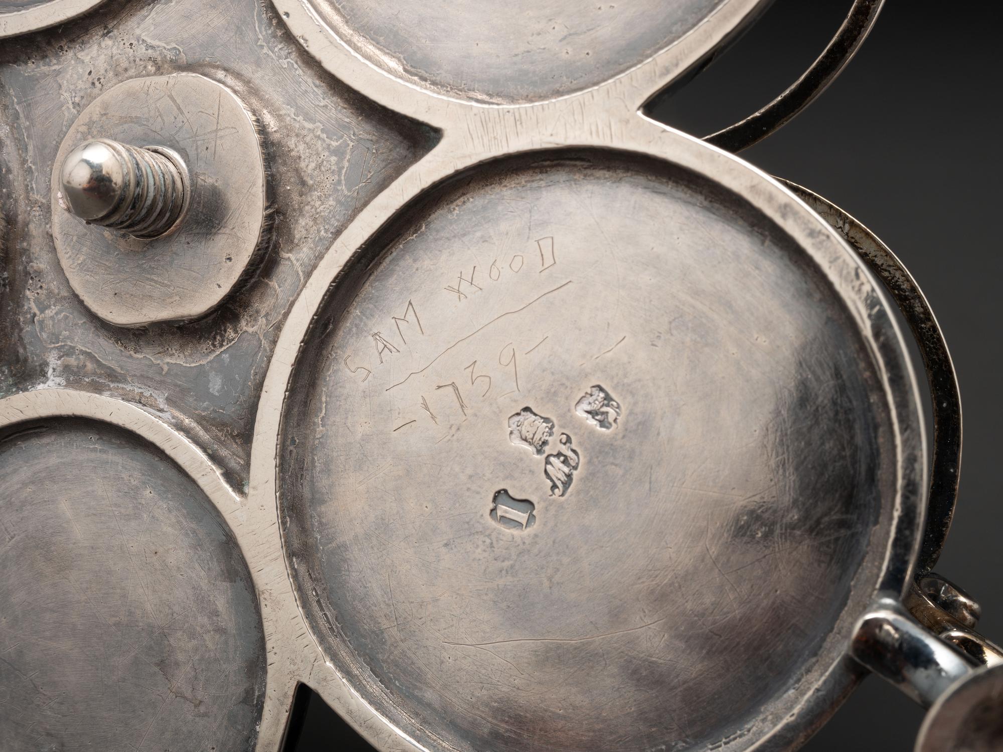 A George II Silver Cruet Set
