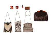Collection of Seven Vintage Bags and Vanity Cases, 1910-1940s