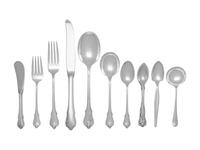 An American Silver Flatware Service