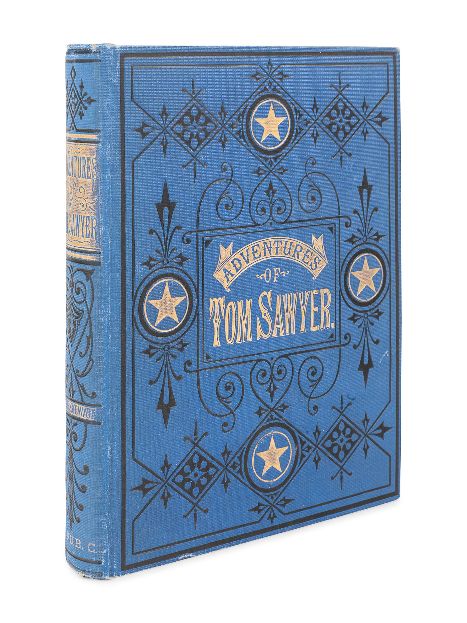 CLEMENS, Samuel ("Mark Twain") (1835-1910). The Adventures of Tom Sawyer. Hartford, et al: The American Publishing Company, 1876.