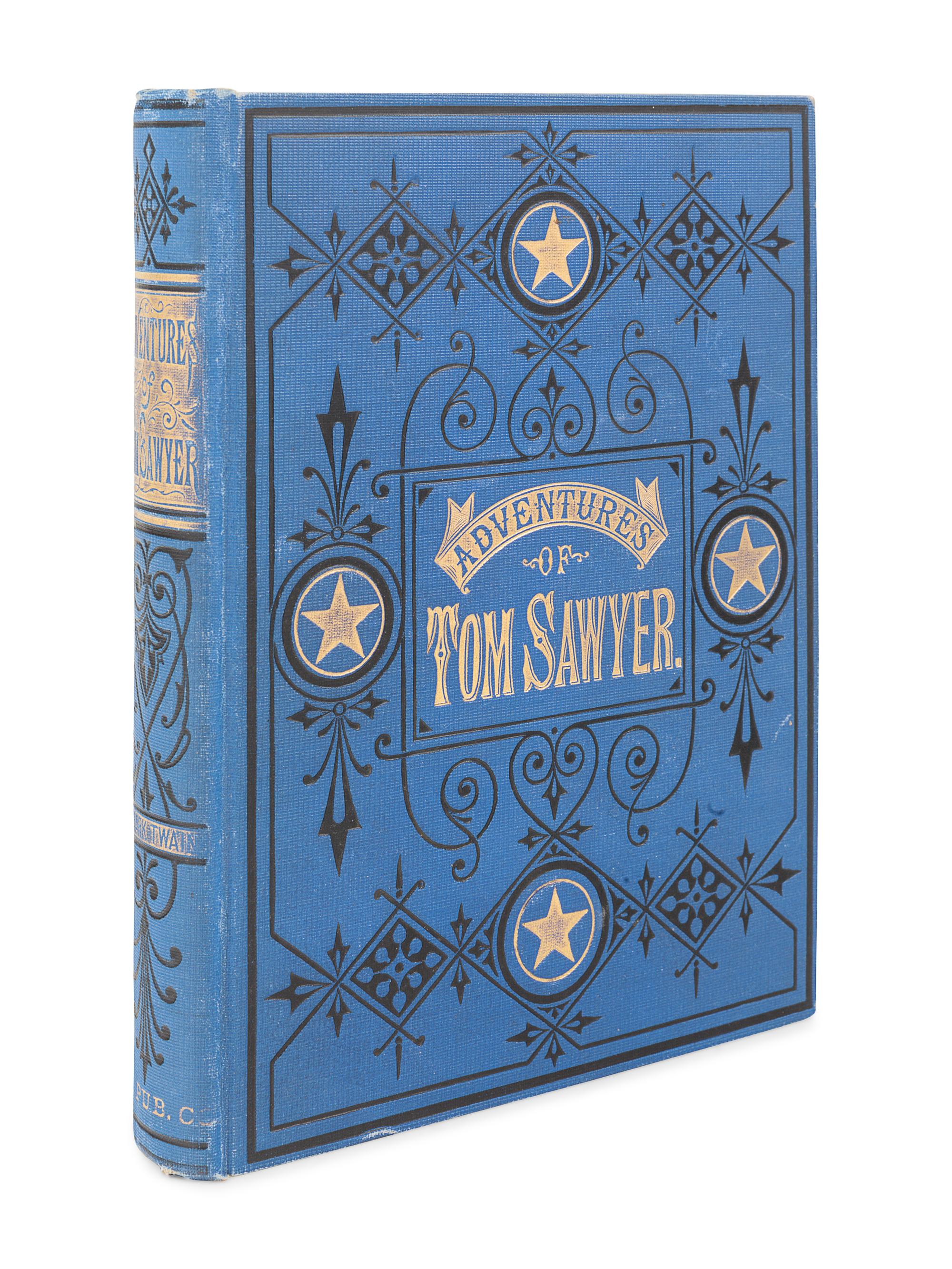 CLEMENS, Samuel ("Mark Twain") (1835-1910). The Adventures of Tom Sawyer. Hartford, et al: The American Publishing Company, 1876.