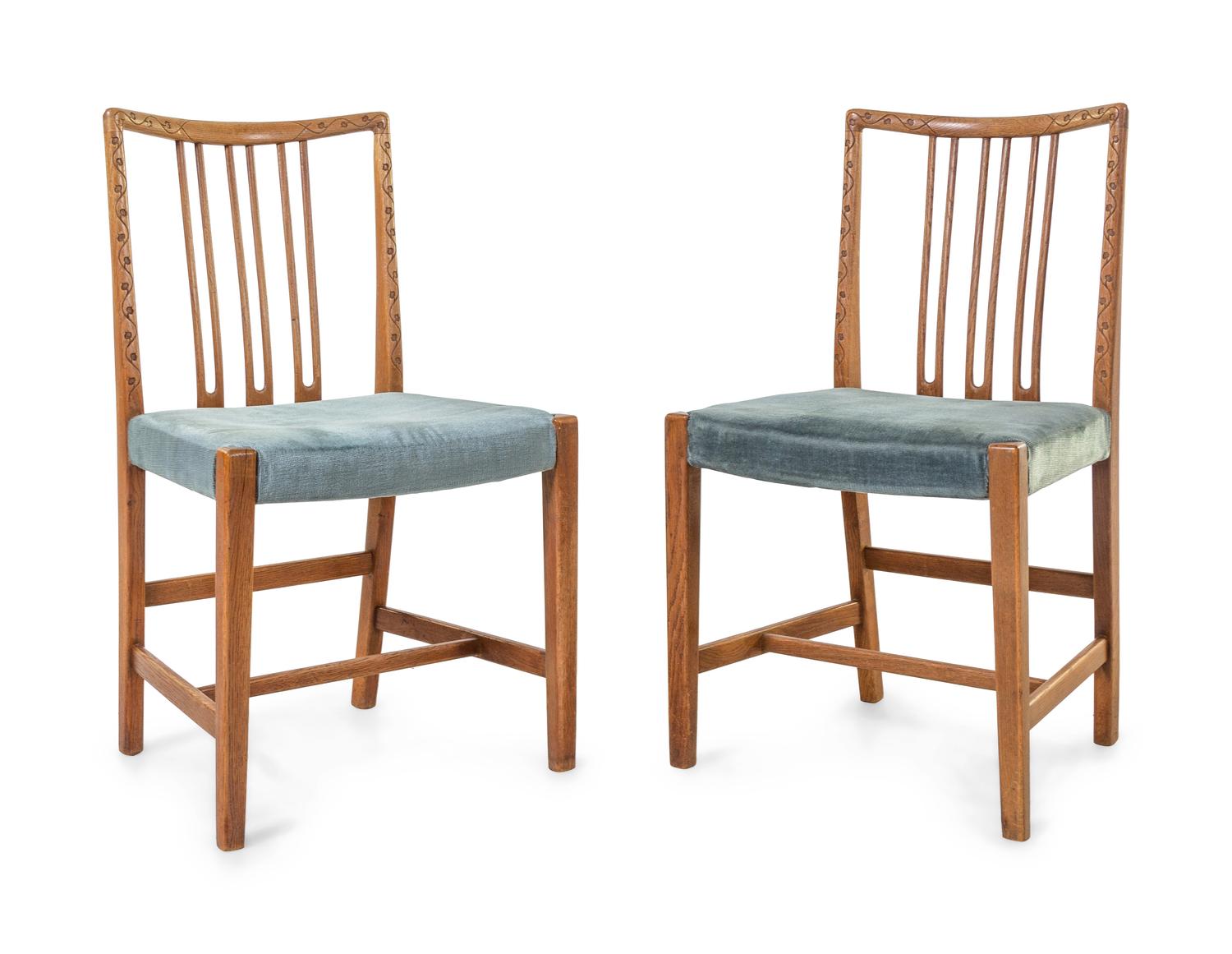 Pair of Dining Chairs Mikael Laursen, Denmark