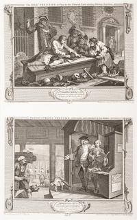 Industry and Idleness (the complete set of 12 prints)