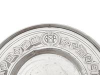 An American Silver Child's Alphabet Bowl and Plate