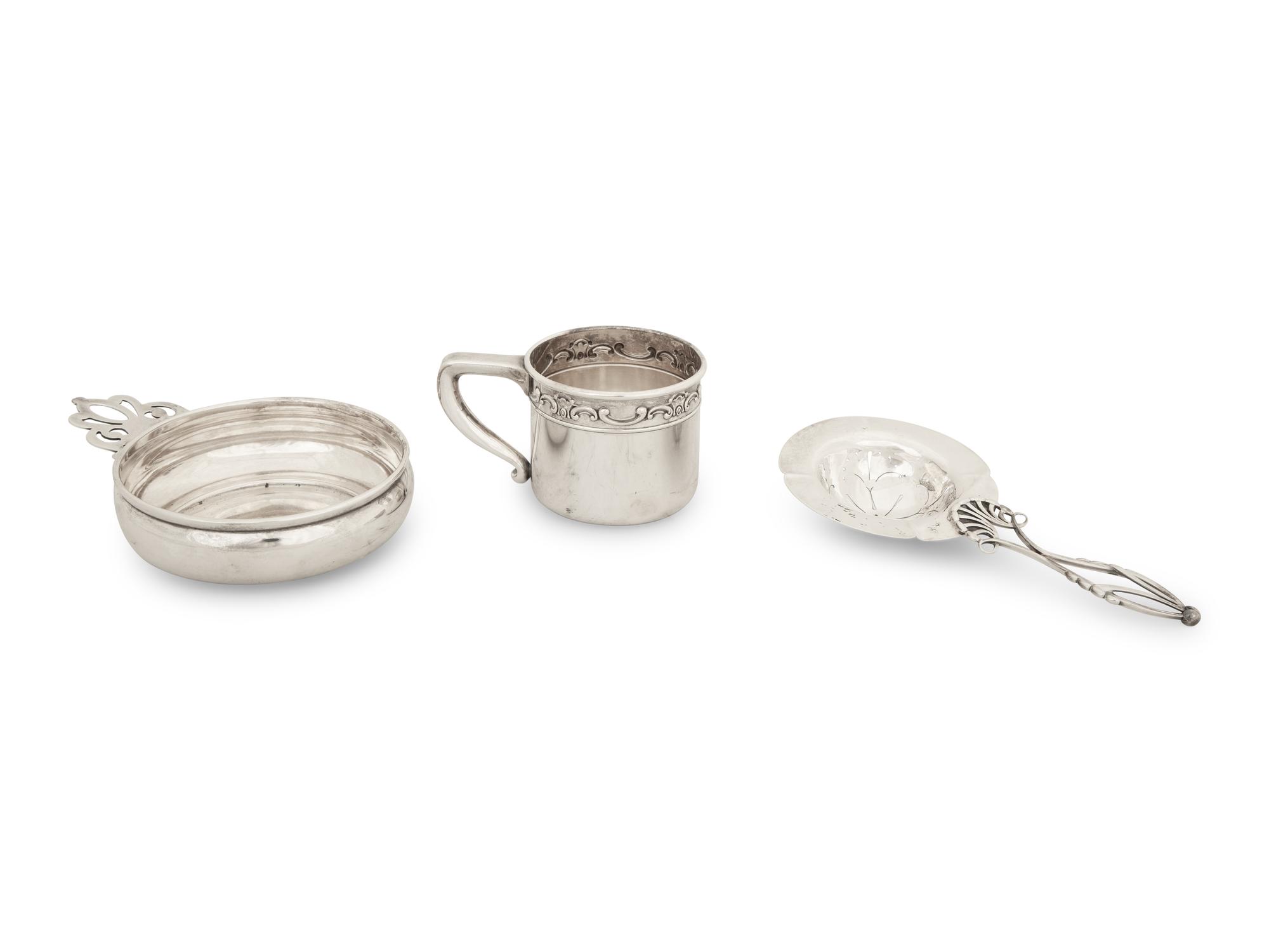 Three Silver Table Articles