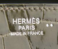 An Hermes Vert Veronese Niloticus Crocodile 30cm Birkin Handbag, 12" x 8.5" x 6"