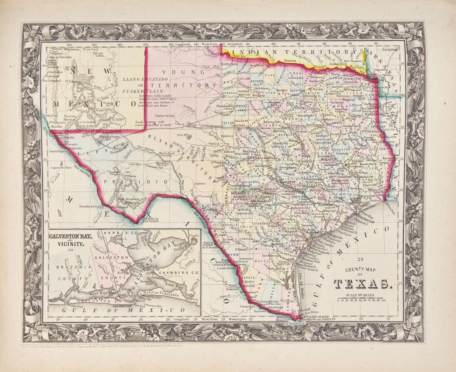 [Maps & Atlases] Mitchell's New General Atlas, Containing Maps of the Various Countries of the World, Plans of Citites, Etc. Embraced in Forty-Seven Quarto Maps, Forming a Series of Seventy-Six Maps and Plans, Together with Statistical Tables