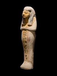 An Egyptian Limestone Ushabti for Lady Puiu
